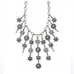 NWT❄️Brighton❄️Arctica Cascade of Swarovski Snowflakes Necklace